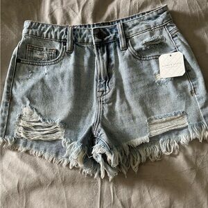 Altered state distressed jeans, shorts!!